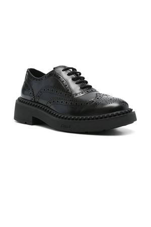 Oxford Mercer in pelle di vitello nero ASH | MERCER02BLACK