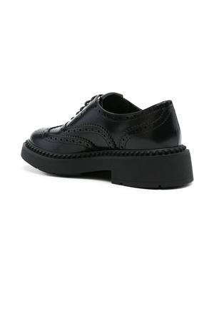 Oxford Mercer in pelle di vitello nero ASH | MERCER02BLACK