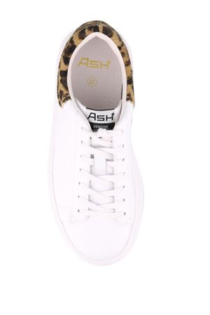 Sneakers Impuls in pelle bianca ASH | MOBY01WHTLEOPARDBROWN