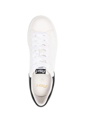 Sneakers Moby in pelle di vitello bianco ASH | MOBY02WHITEBLACK