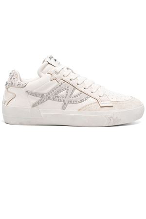 Ivory white calf leather Moonlight Stud sneakers ASH | MOONLIGSTUD2BEIGEWHITEWHT