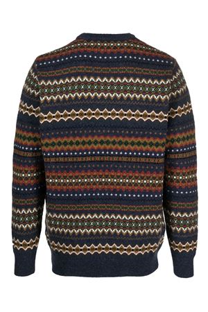 Maglione Barbour Case Fair Isle Navy Marl BARBOUR | MKN1027MKNNY72