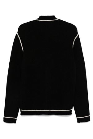 Black Mangano cardigan BARENA | KNU49931223590