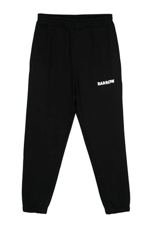 Black cotton track pants BARROW | F4BWUAFP135110