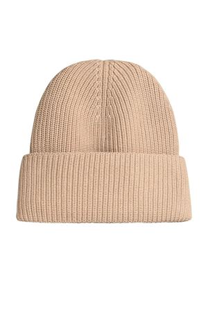 Beige Cotton Blend Cap BARROW | F4BWUAHT026092