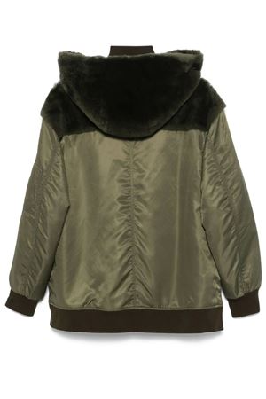 Giacca in shearling verde oliva BLANCHA | 24065350