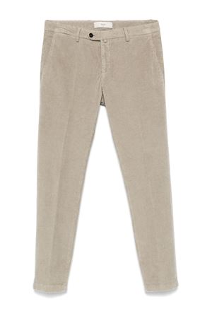 Beige cotton blend corduroy trousers BRIGLIA | BG0442404200053