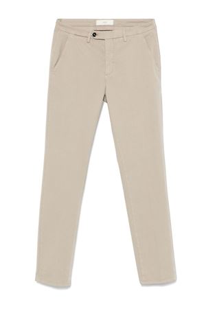 Taupe cotton blend chinos BRIGLIA | BG6242400900053