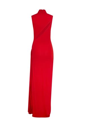 Abito a colonna in jersey crepe CASABLANCA | WF24DR13501RED