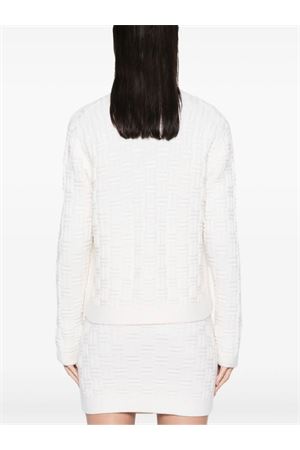 Column Stitch cardigan CASABLANCA | WF24KW71601WHITE