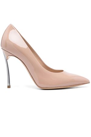 Blush pink calf leather Blade pumps CASADEI | 1F915W100MC14443203SAND