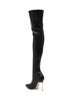 Black calf leather Blade boots CASADEI | 1T069Y100MC22749NERO