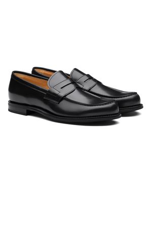 Mocassino college Gateshead in pelle di vitello nero CHURCH'S | EDC1089NIF0AAB