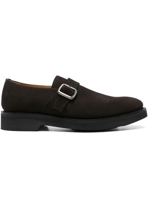 Monks Westbury in suede marrone scuro CHURCH'S | EOC0579VRF0AAD