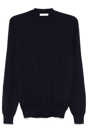 Navy blue cashmere-silk blend sweater CRUCIANI | UC4211110A21LU0130098