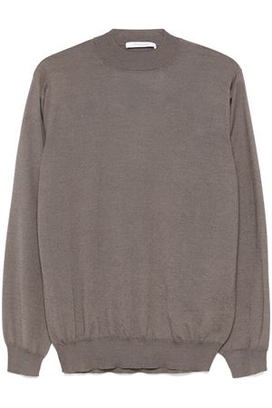 Maglione in misto cashmere e seta marrone CRUCIANI | UC4211110A21LU0132984