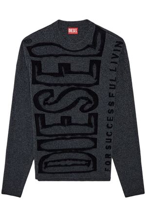 K-Floyd logo-intarsia wool jumper DIESEL | A124470BNBD93R