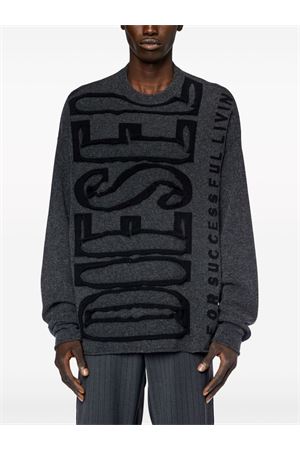 K-Floyd logo-intarsia wool jumper DIESEL | A124470BNBD93R