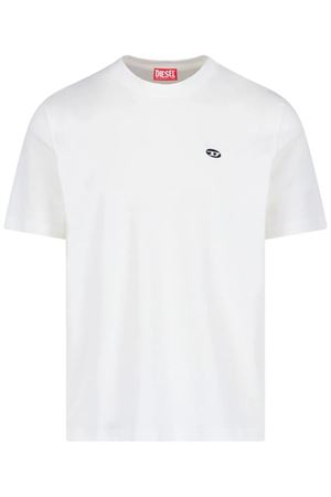 T-shirt T-Adjust-Doval-PJ in cotone bianco DIESEL | A150560AIJU141