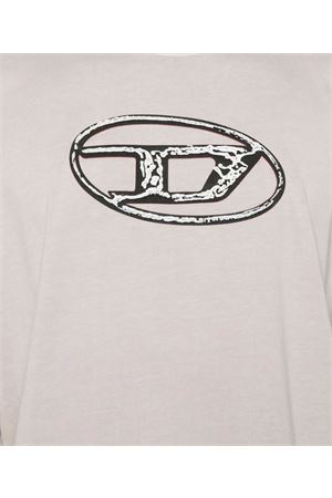 Oval D-appliqué cotton T-shirt DIESEL | A152690TJAY9CJ