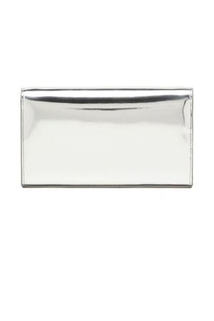 Silver 1Dr mirrored leather wallet DIESEL | X09809PS202H0535