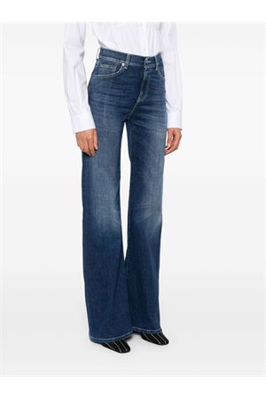 Jeans Amber in misto cotone blu DONDUP | DP619DS0345DHV5800