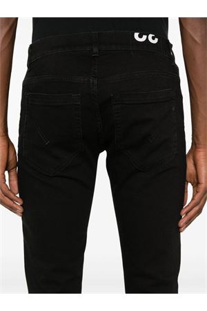 Jeans George in misto cotone nero DONDUP | UP232DSH337UHU5999