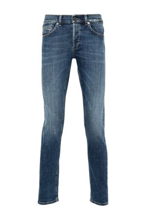 Blue cotton blend George skinny jeans DONDUP | UP232DSK316UHR7800