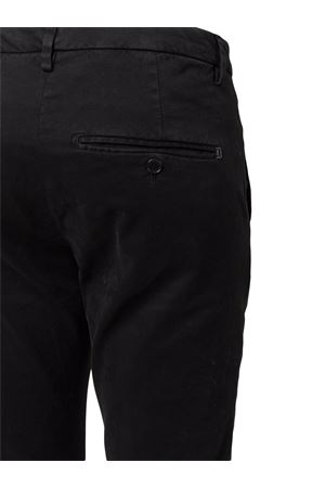 Black cotton chino trousers DONDUP | UP235GSE043UPTD999