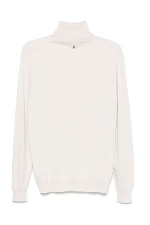 White cashmere-silk blend sweater DONDUP | UT194M00895U002005