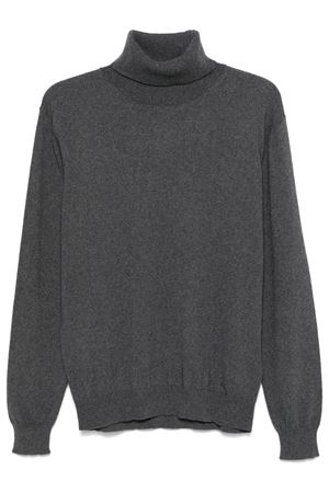 Grey cashmere-silk blend sweater DONDUP | UT194M00895U002909