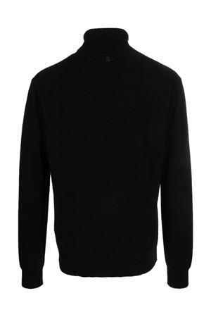 Black cashmere-silk blend sweater DONDUP | UT194M00895U002999