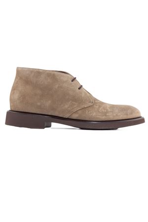 Beige mink suede ankle boot DOUCAL'S | DU1018GENOUF009TM08.