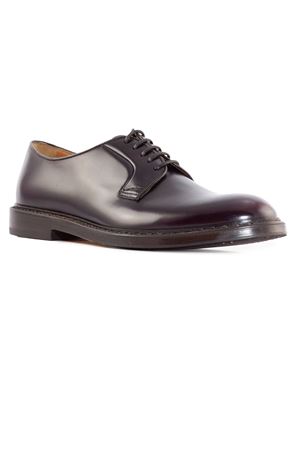 Stringate Derby in pelle di vitello liscia bordeaux DOUCAL'S | DU1385SIEWUF007TL01.