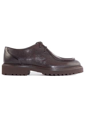 Scarpe Derby in pelle inca ebano DOUCAL'S | DU2737PHILUF236TM02.