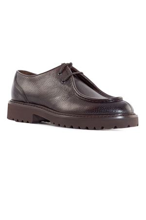 Scarpe Derby in pelle inca ebano DOUCAL'S | DU2737PHILUF236TM02.