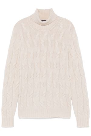 Maglione in cashmere beige chiaro DRUMOHR | D5K104TV112