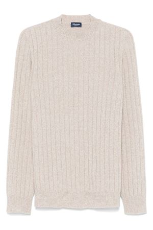 Light beige cashmere sweater DRUMOHR | D7K103WRM03