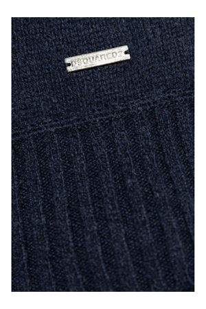 Midnight blue wool-cashmere blend jumper DSQUARED | S71HA1321D13069486