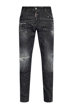 Jeans skinny in cotone elasticizzato grigio DSQUARED | S71LB1460S30357900