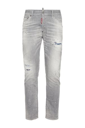 Jeans in cotone grigio chiaro DSQUARED | S71LB1461S30260852