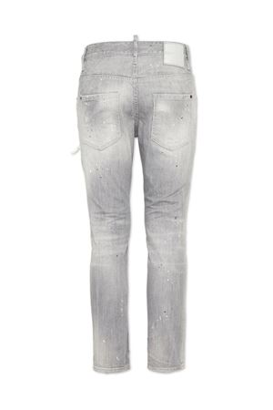 Jeans in cotone grigio chiaro DSQUARED | S71LB1461S30260852