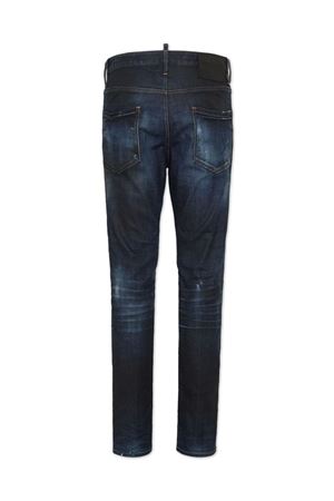 Jeans skinny in cotone blu navy DSQUARED | S71LB1471S30342470