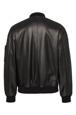 Black lambskin bomber jacket DSQUARED | S74AM1502SY1602900