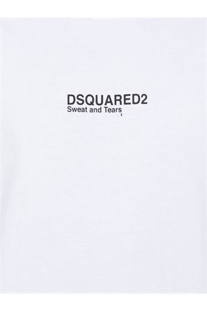 White cotton T-shirt DSQUARED | S74GD0946D20020100