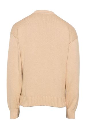 Sand beige cotton sweater DSQUARED | S74HA1475D13029110