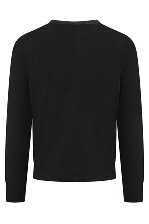 Maglione Ceresio 9 in lana nero DSQUARED | S74HA1482D13026900