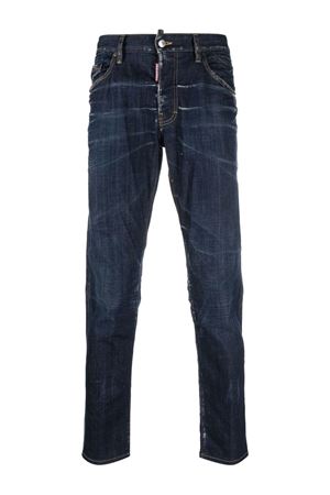 Pantalone Cinque Tasche Di Denim Stretch DSQUARED | S74LB1316S30342470