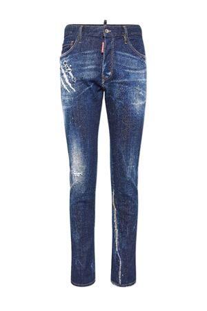 Pantaloni 5 tasche in denim elasticizzato DSQUARED | S74LB1559S30342470