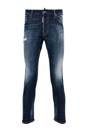 Jeans blu in misto cotone DSQUARED | S74LB1574S30342470